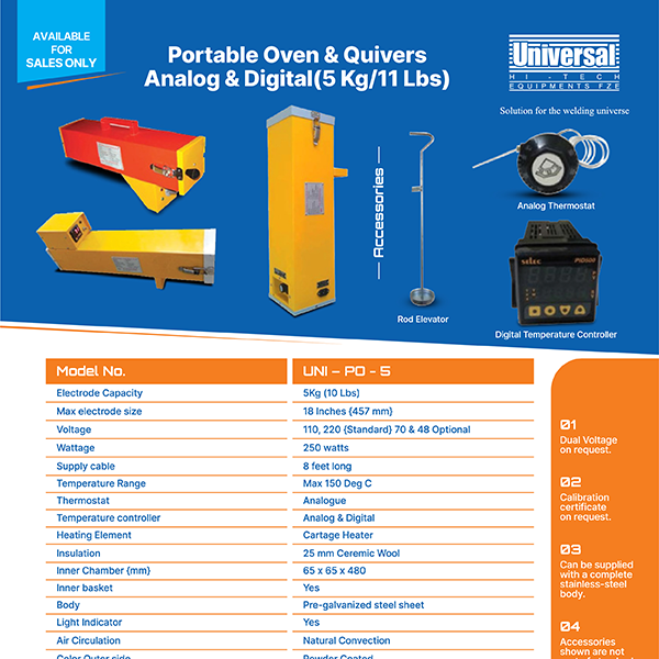 Portable oven and quivers available in uae